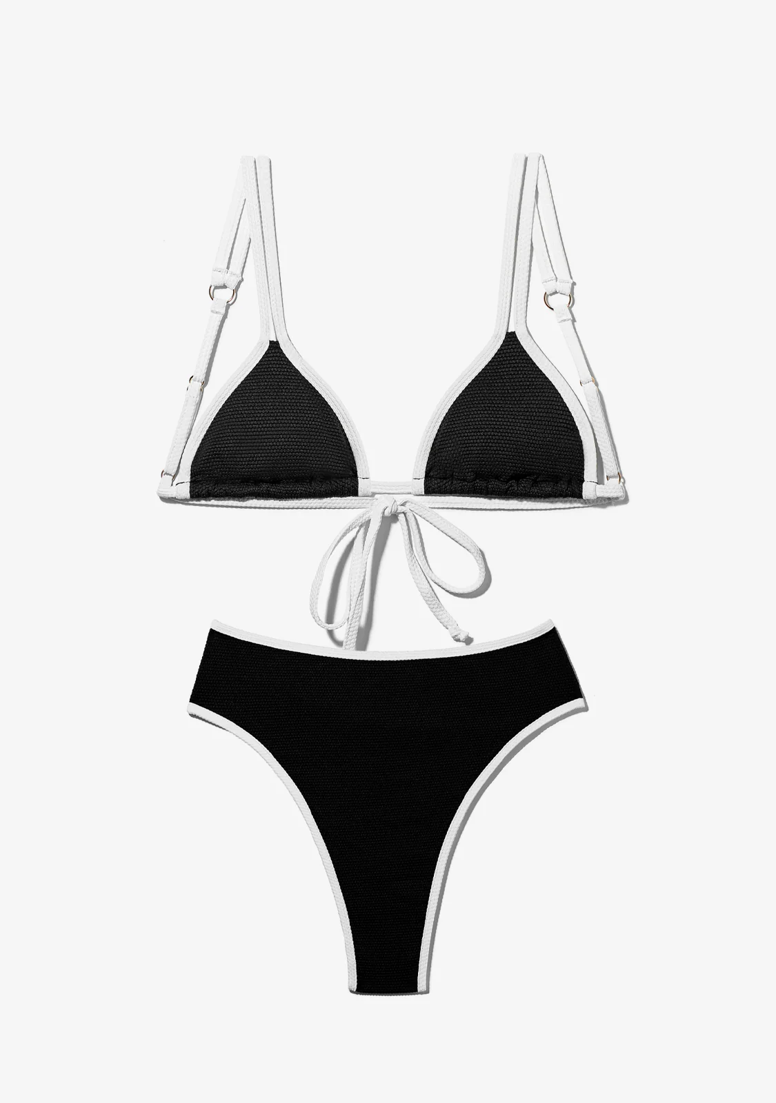 Aruba Top + Wake Bottom Bikini Black - Image 2