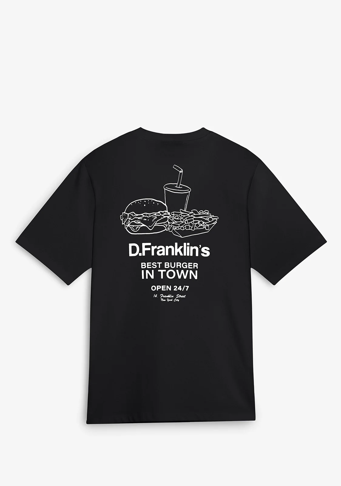 Best Burger T-Shirt Black / White