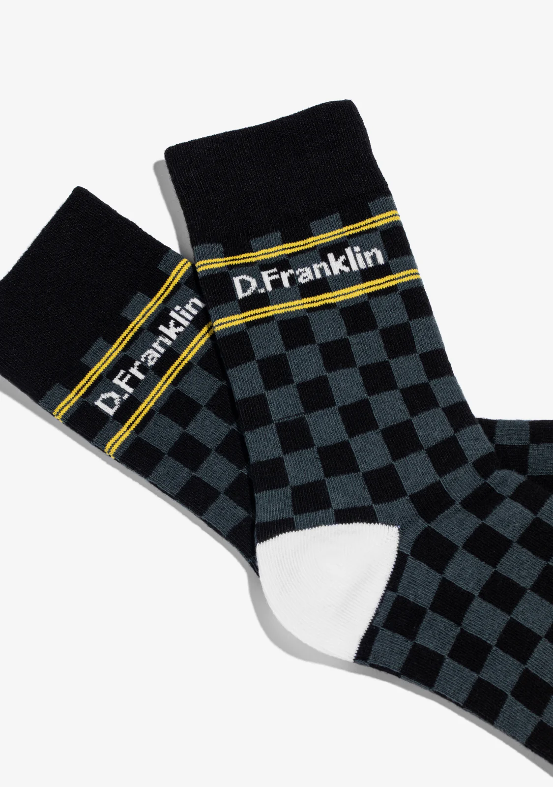 Check Socks Black - Image 2
