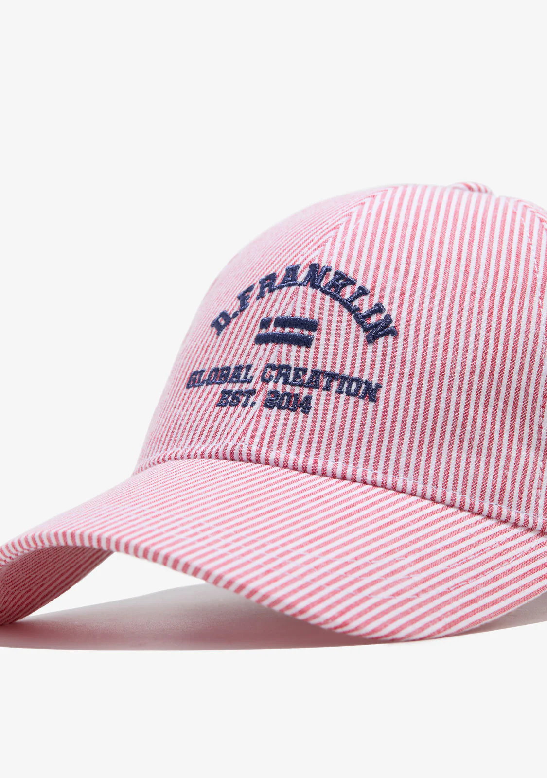 D.Franklin Team Stripes Cap Red - Image 3