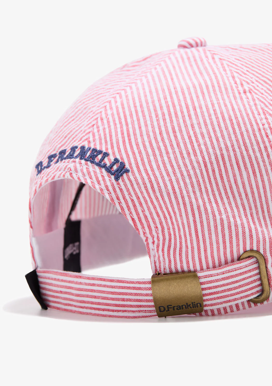 D.Franklin Team Stripes Cap Red - Image 4