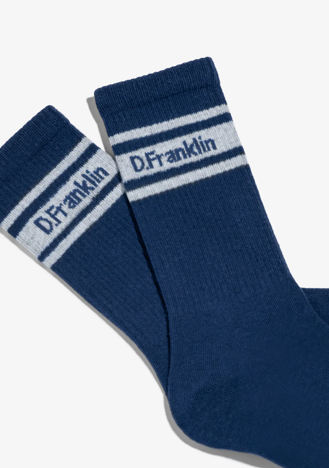 DF 3 Stripes Socks Blue - Image 2
