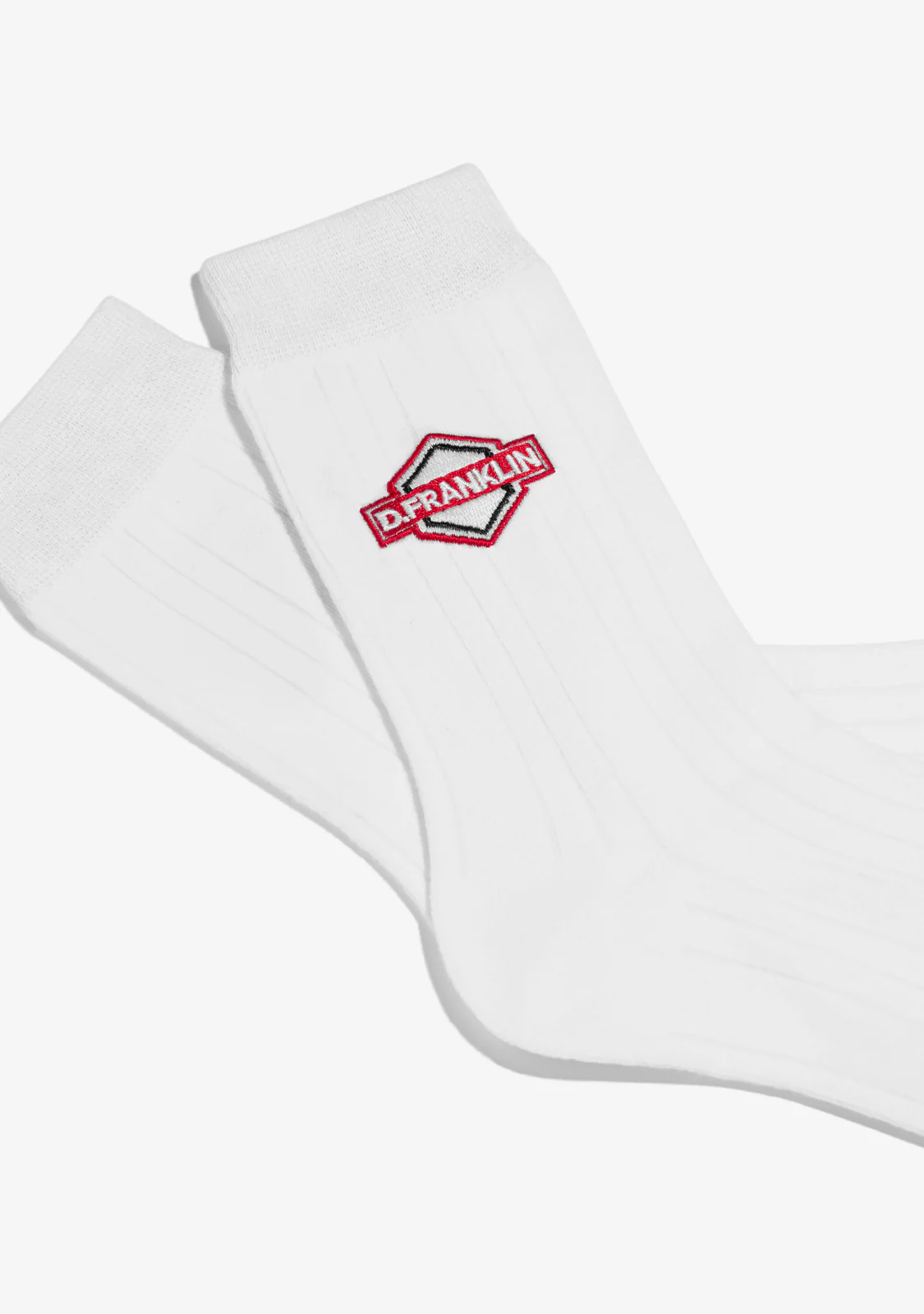 DF Patch Socks White - Image 2