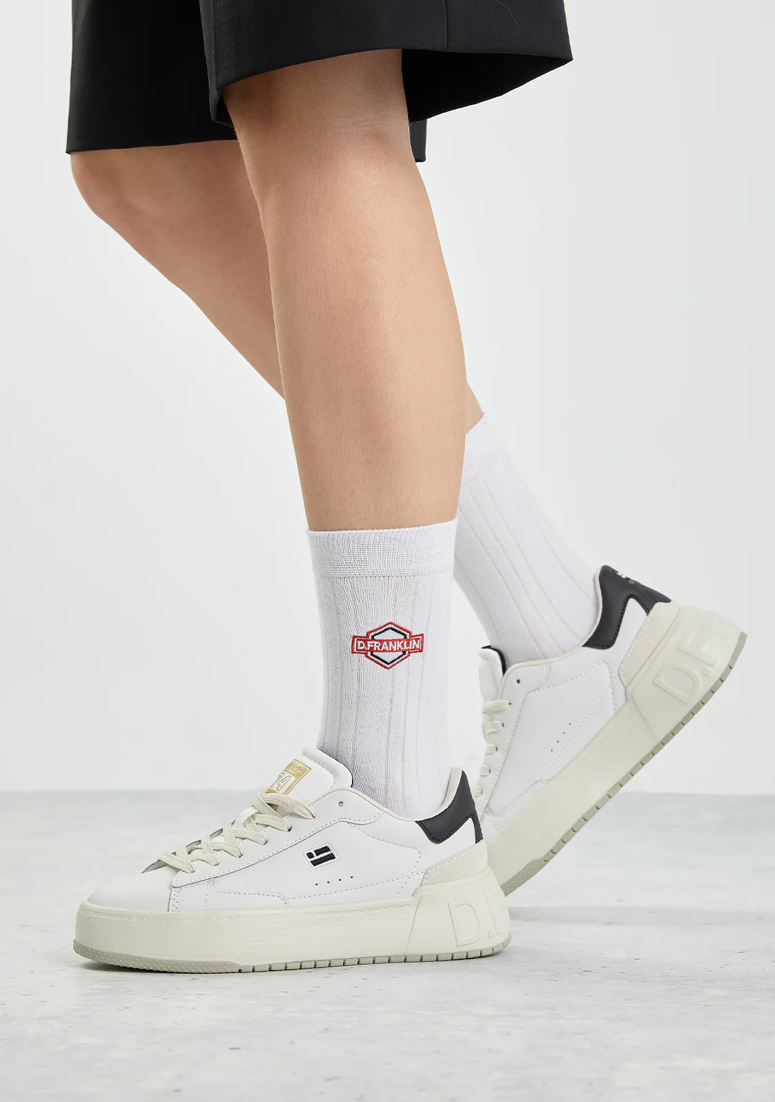 DF Patch Socks White - Image 3