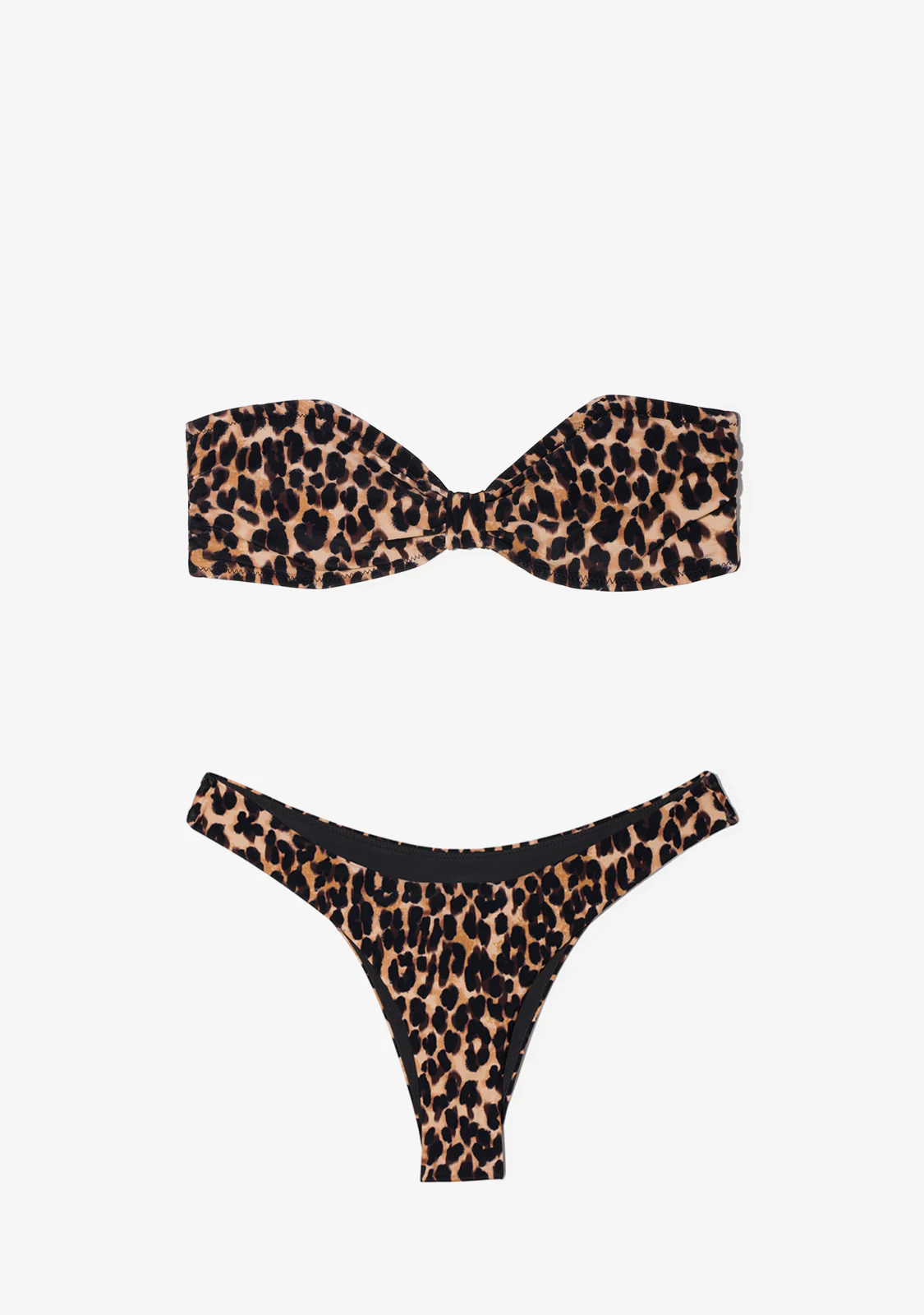 Halia Top + Ava Bottom Leopard Bikini - Image 3