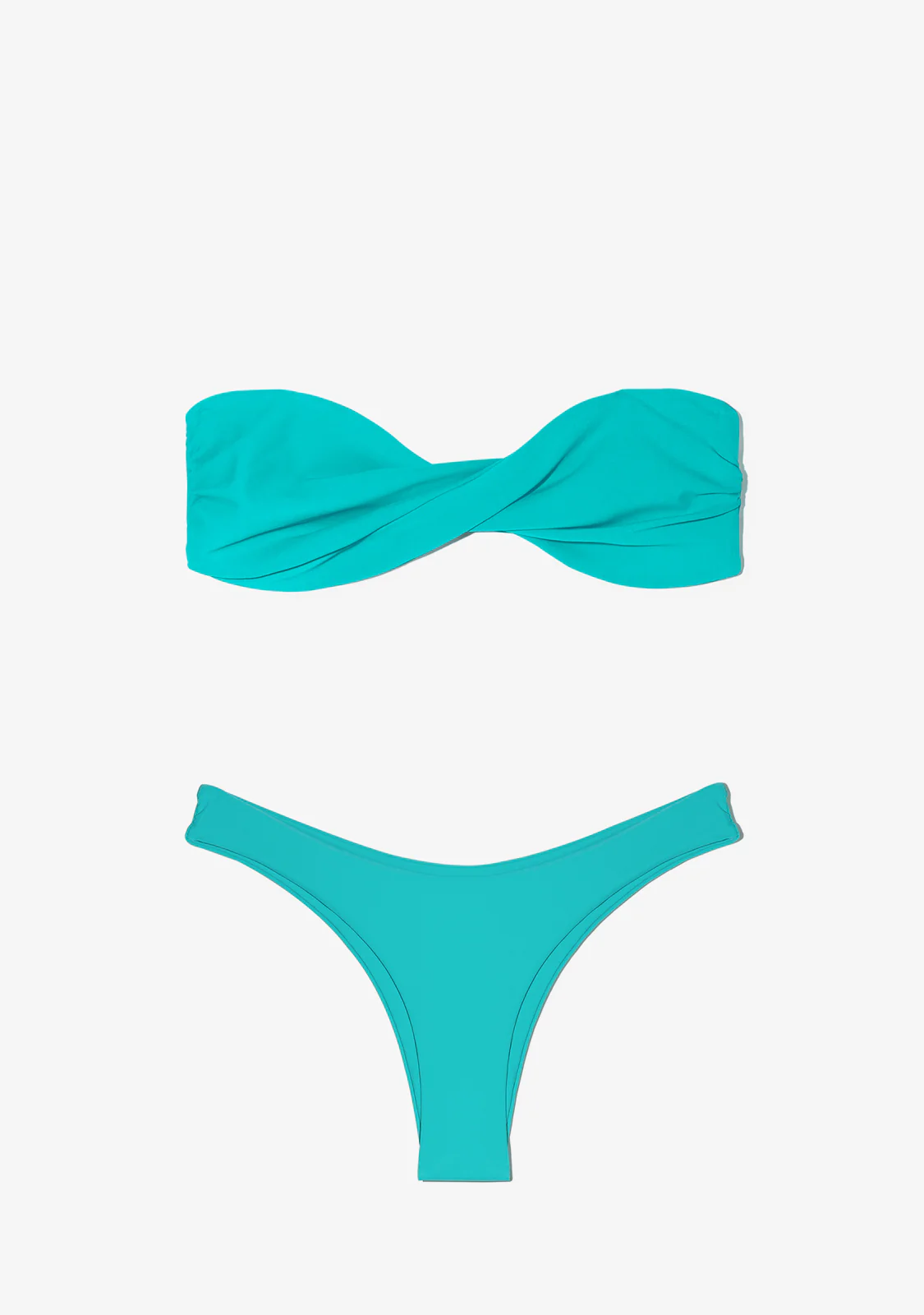 Harper Top + Ava Bottom Aqua Blue Bikini - Image 3