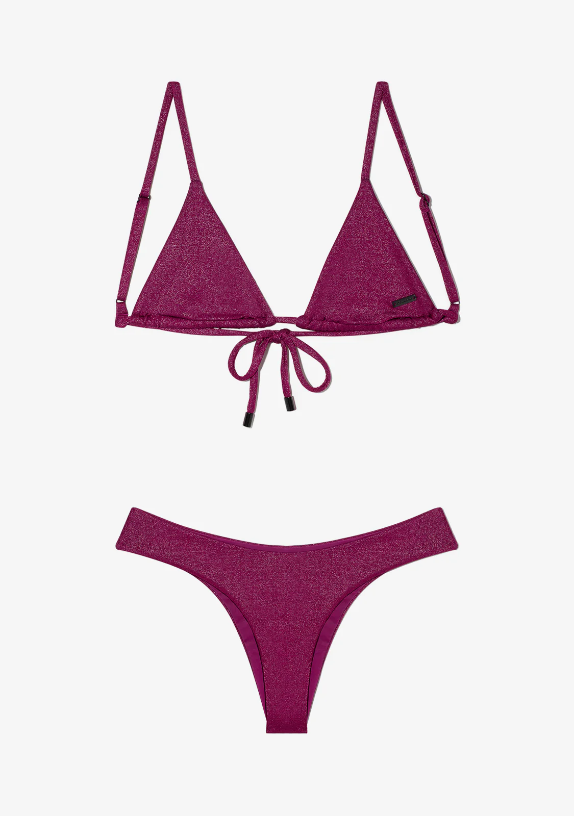 Kai Top + Ava Bottom Mulberry Glimmer Bikini - Image 3