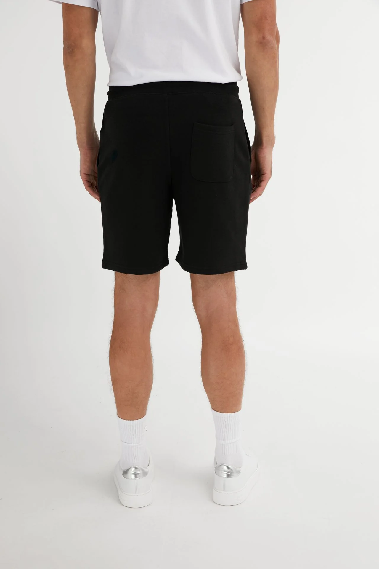 Logo Jogger Shorts Black / White - Image 7