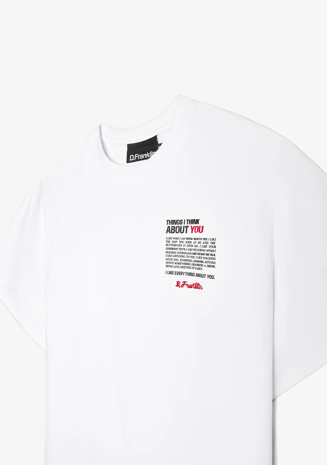 Love About You T-Shirt White - Image 5