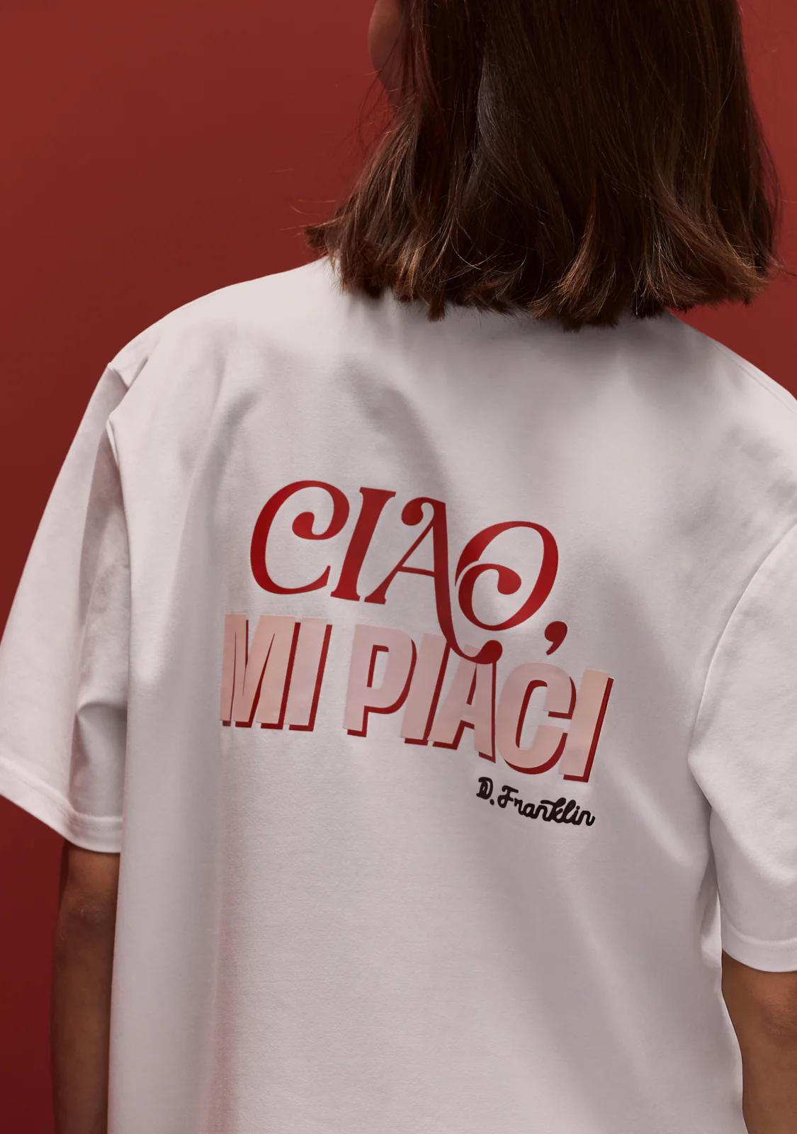 Love Mi Piaci T-Shirt White - Image 6