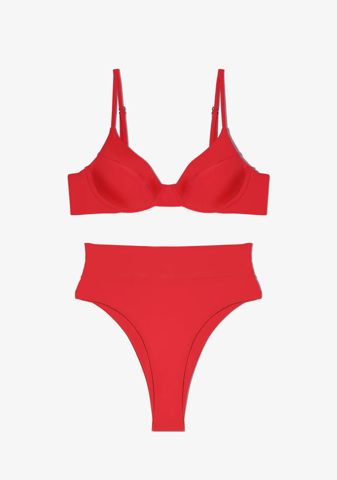 Masha Top + Kalea Bottom Chili Red Bikini - Image 3