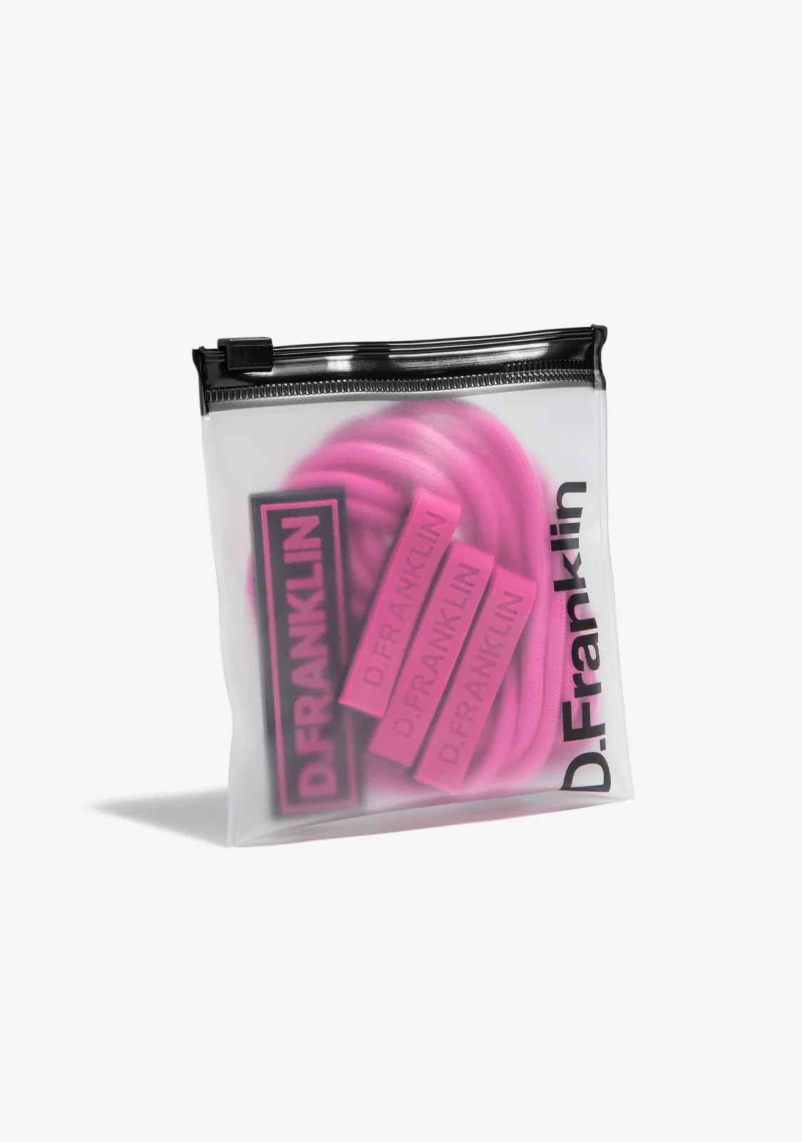 Multi-Pocket Nylon Backpack Black + Custom Set Fuchsia - Image 9