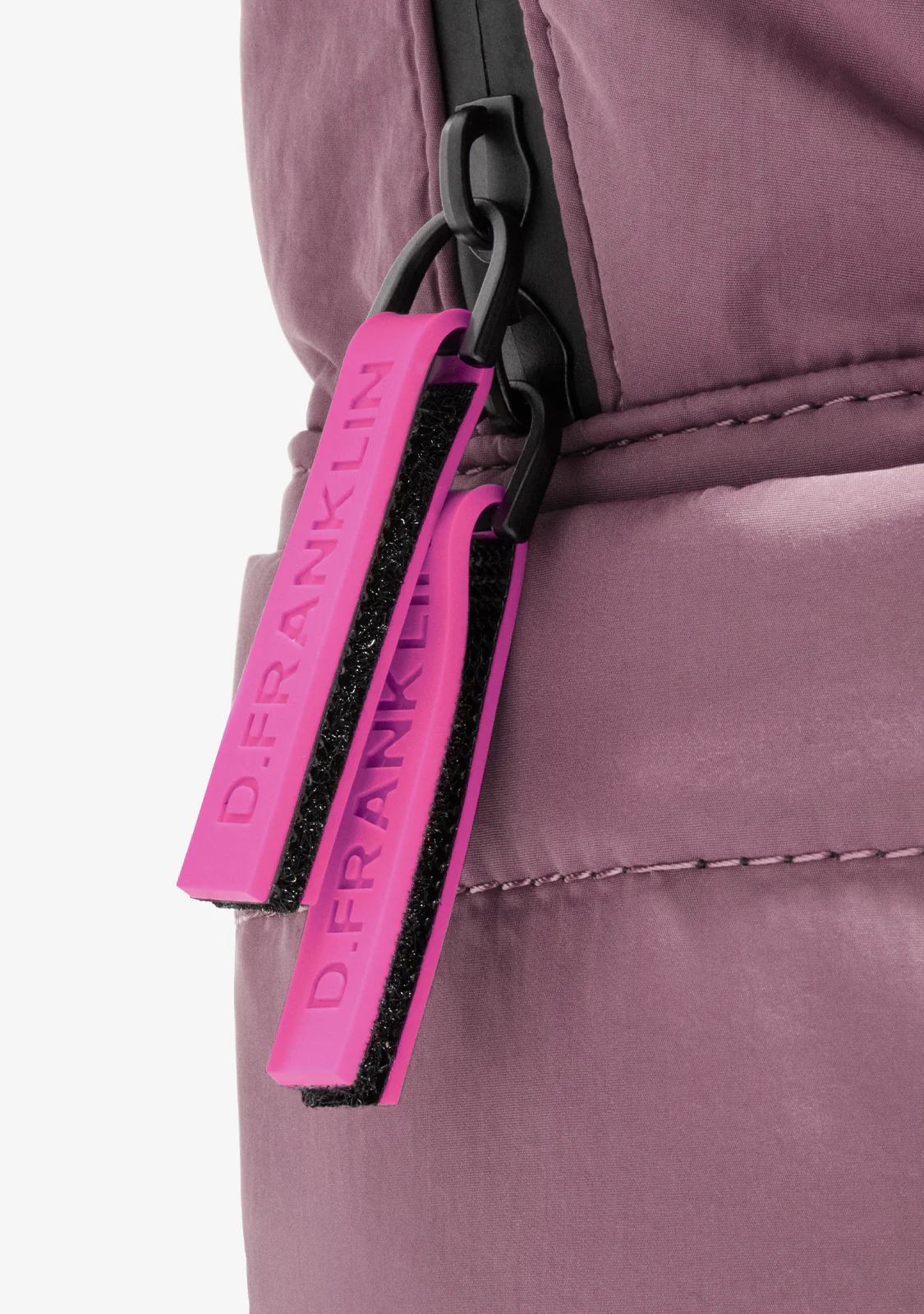 Multi-Pocket Nylon Backpack Pink + Custom Set Fuchsia - Image 5