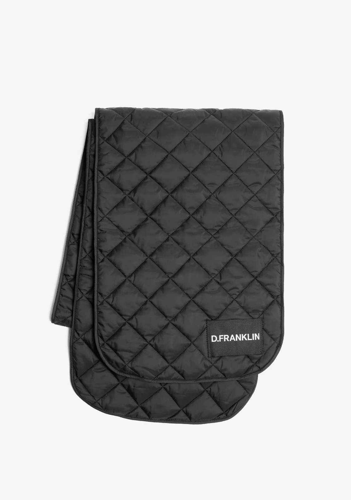 Nordic Bomb Quilted Scarf Black - Image 2