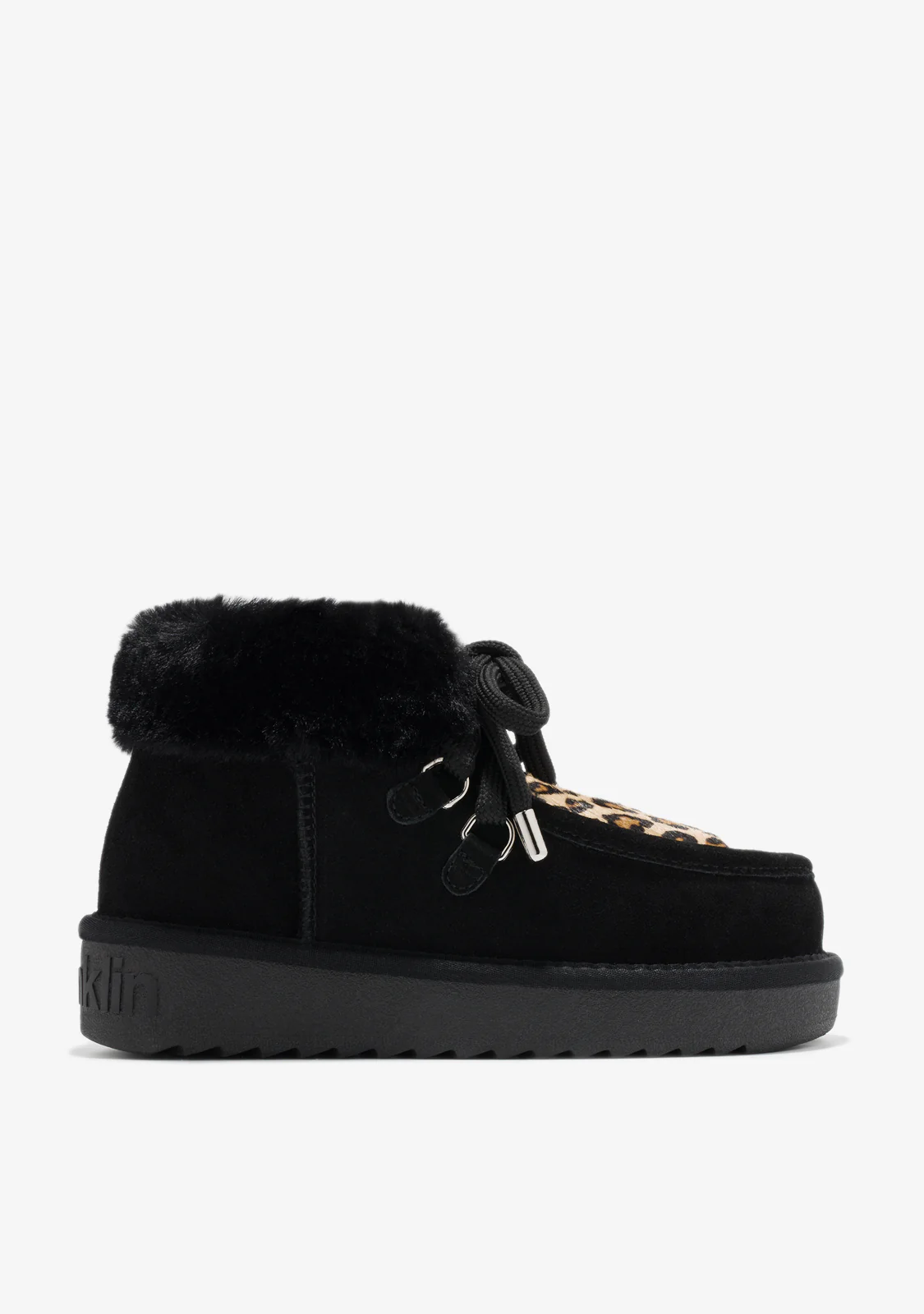 Nordic Mid Fur Black / Leopard