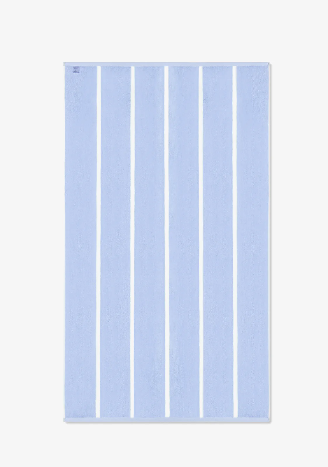 Old Money Jacquard Velour Beach Towel Blue - Image 2