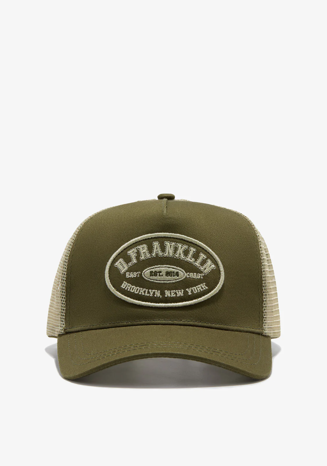 Patch Trucker Cap Army Green - Image 2