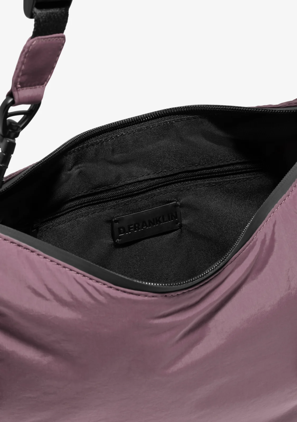 Round Nylon Crossbody Bag Pink + Custom Set Fuchsia - Image 7
