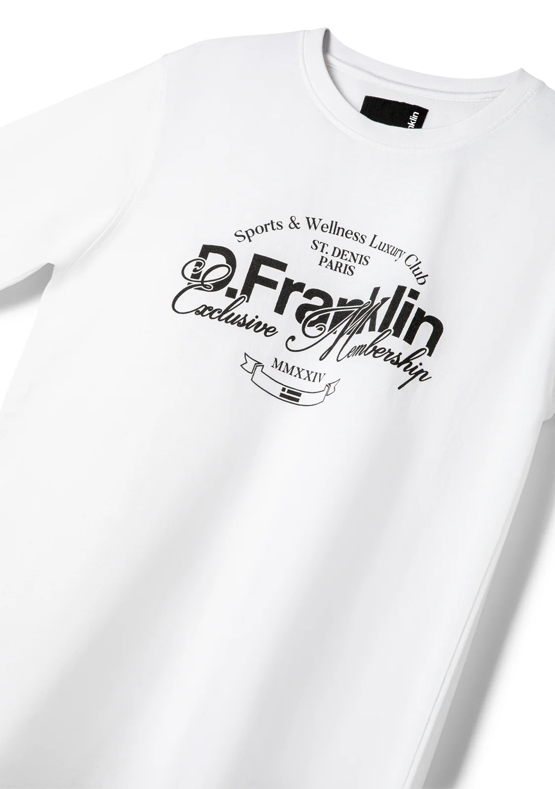 St. Denis Village T-Shirt White / Black - Image 5