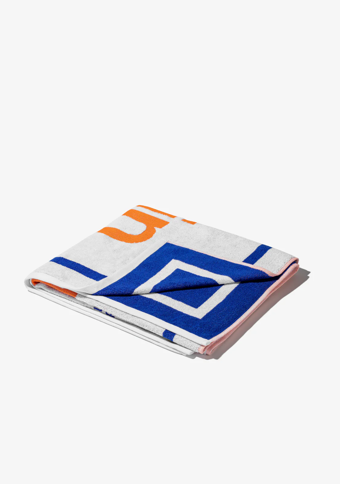 Summer Club Jacquard Beach Towel White - Image 2