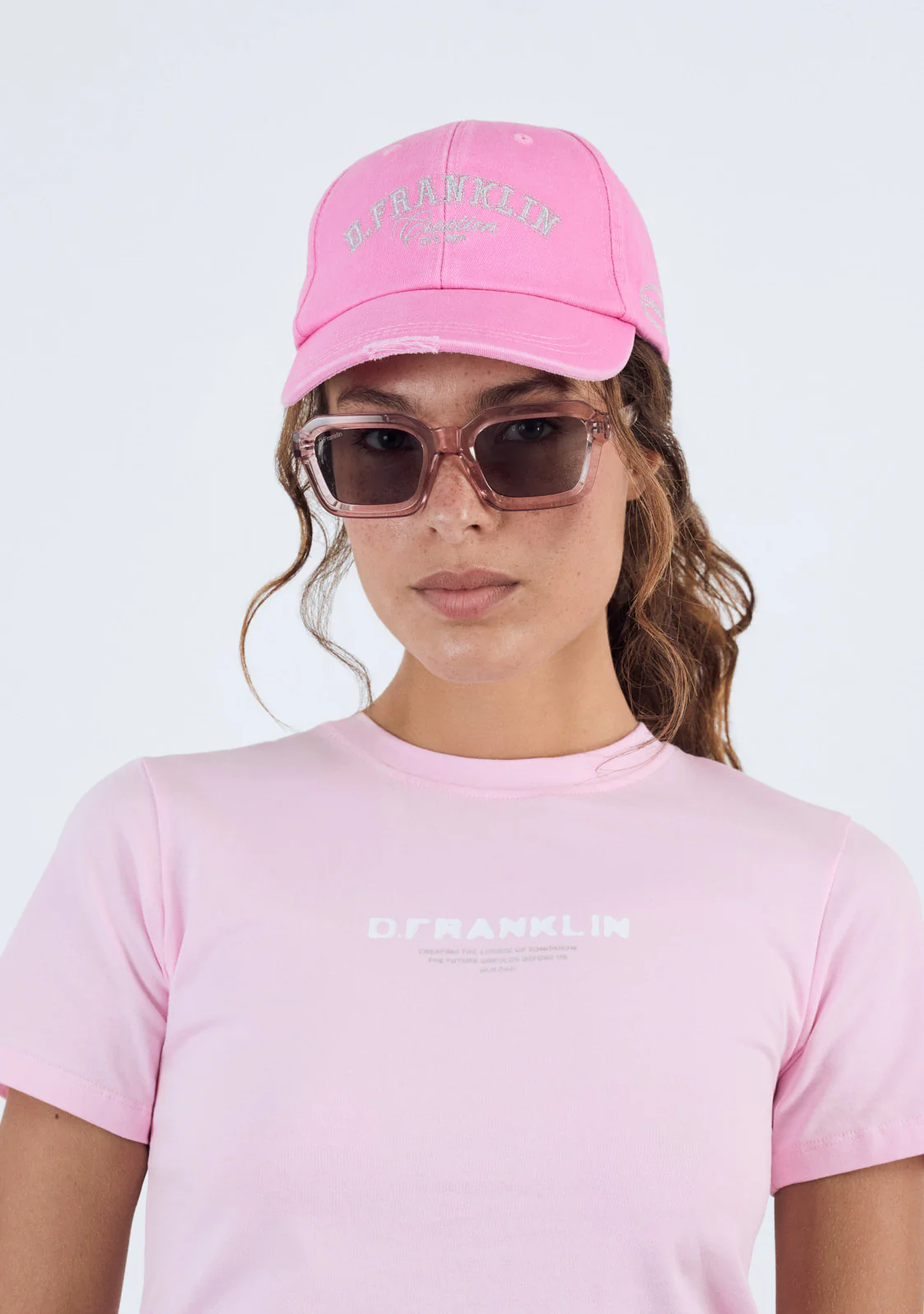 Tomorrow Cropped T-Shirt Pink - Image 5