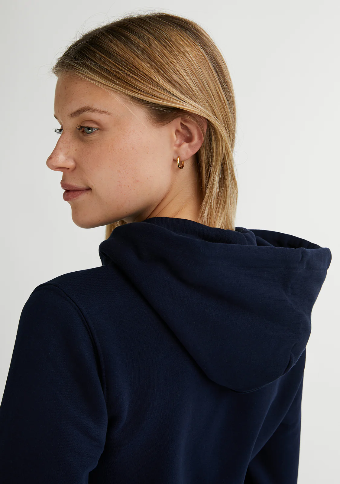 Varsity Hoodie Navy / White - Image 4