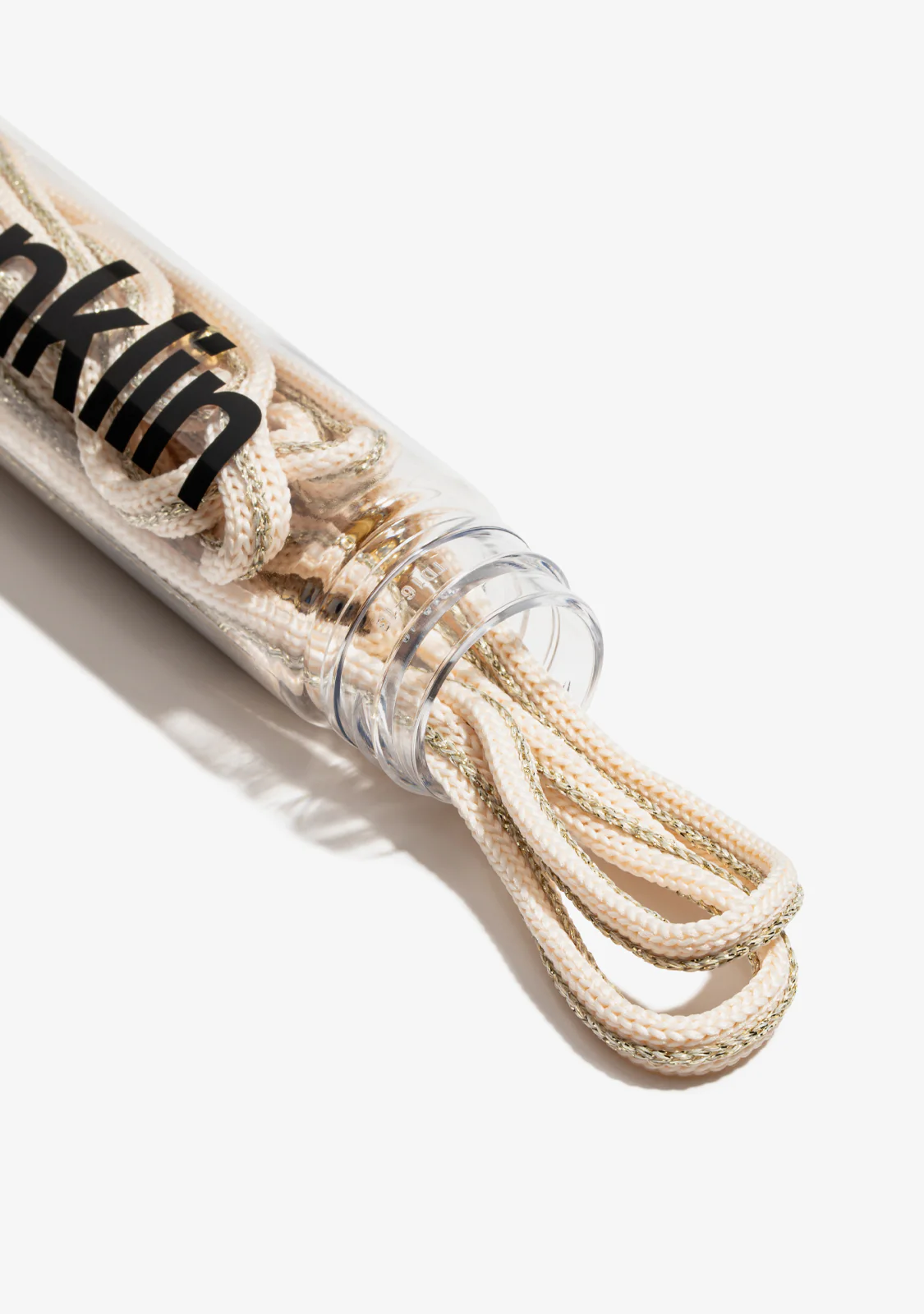 Yellow / Gold Metal Tip Shoelaces - Image 2